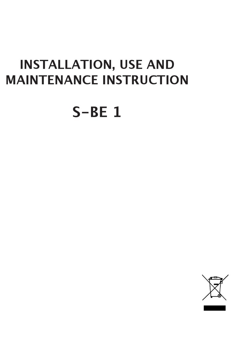 Sirius Satellite Radio S-BE 1 Installation, Use and Maintenance Instruction