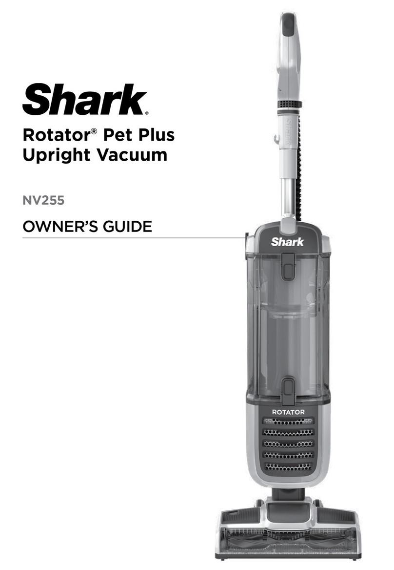 Shark Rotator Pet Plus User manual Shark Rotator Pet Plus User manual