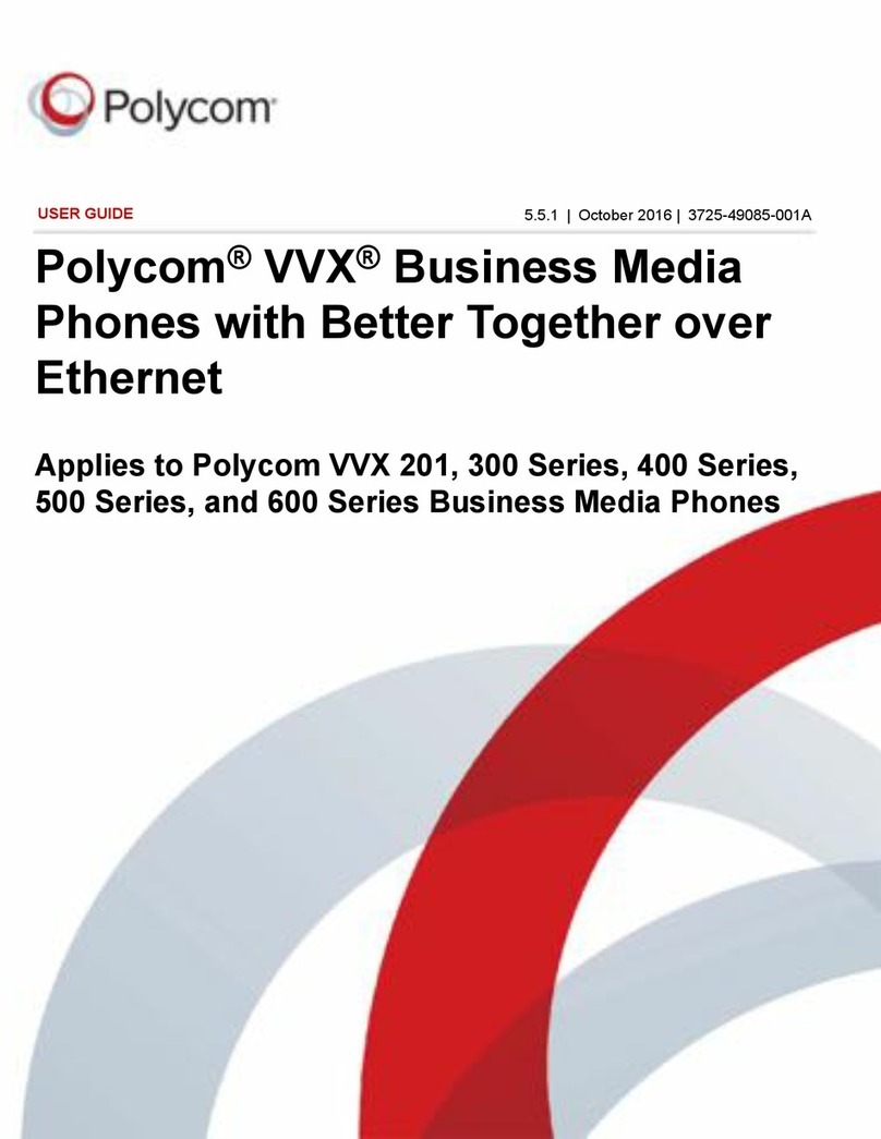 Polycom VVX 201 User manual
