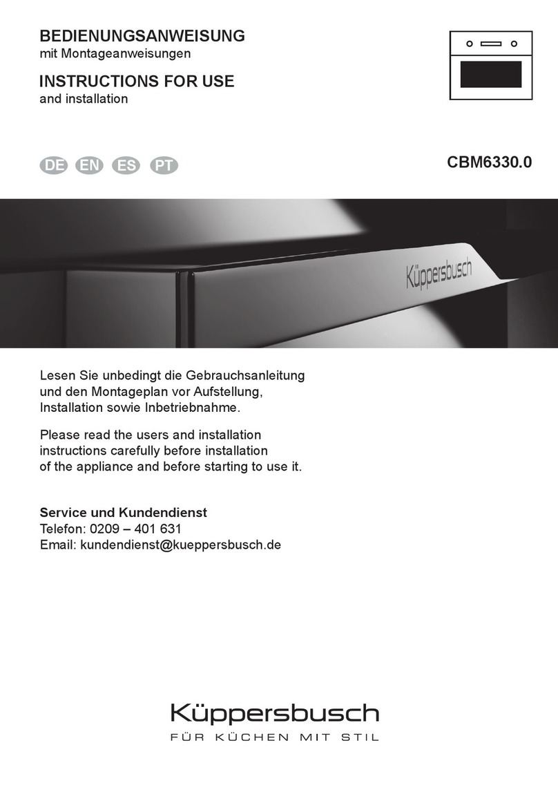 Kuppersbusch CBM6330.0S1 Instructions for use