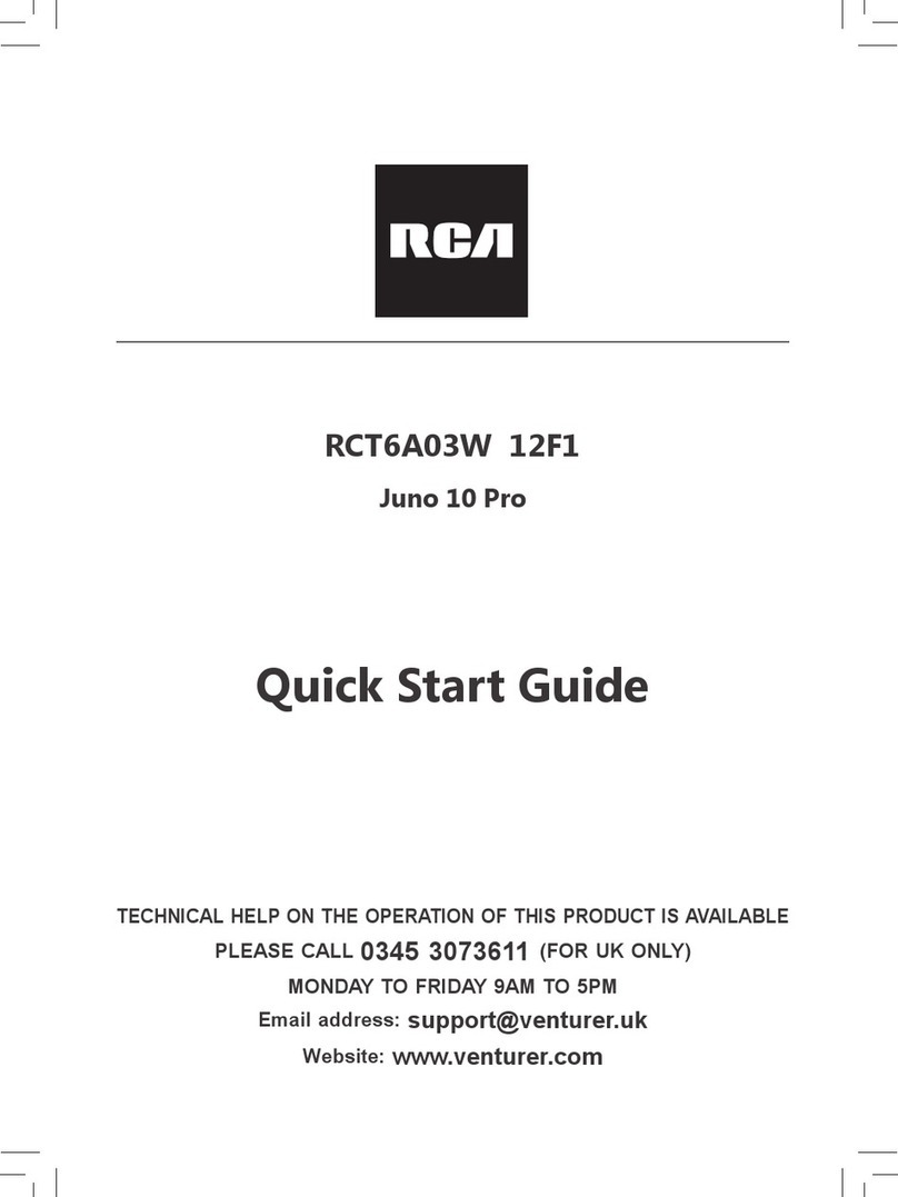 RCA Juno 10 Pro User manual