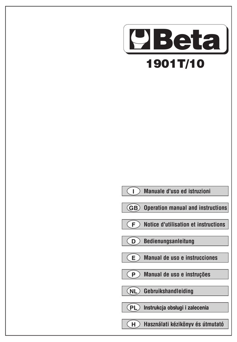 Beta 1901T/10 Supplement