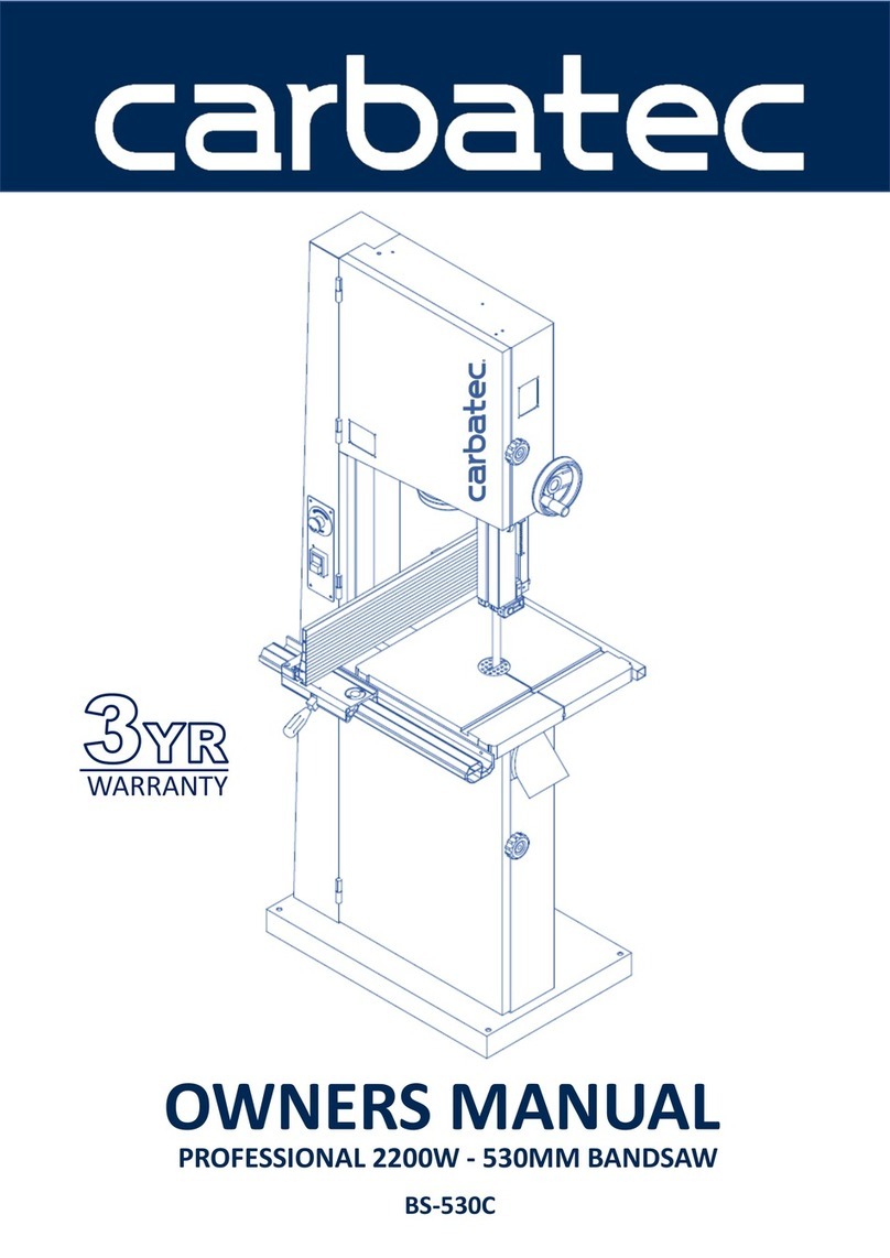 Carbatec BS-530C User manual