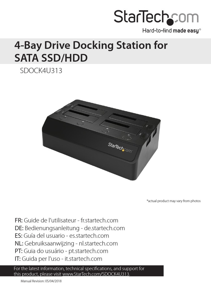 StarTech.com SDOCK4U313 User manual