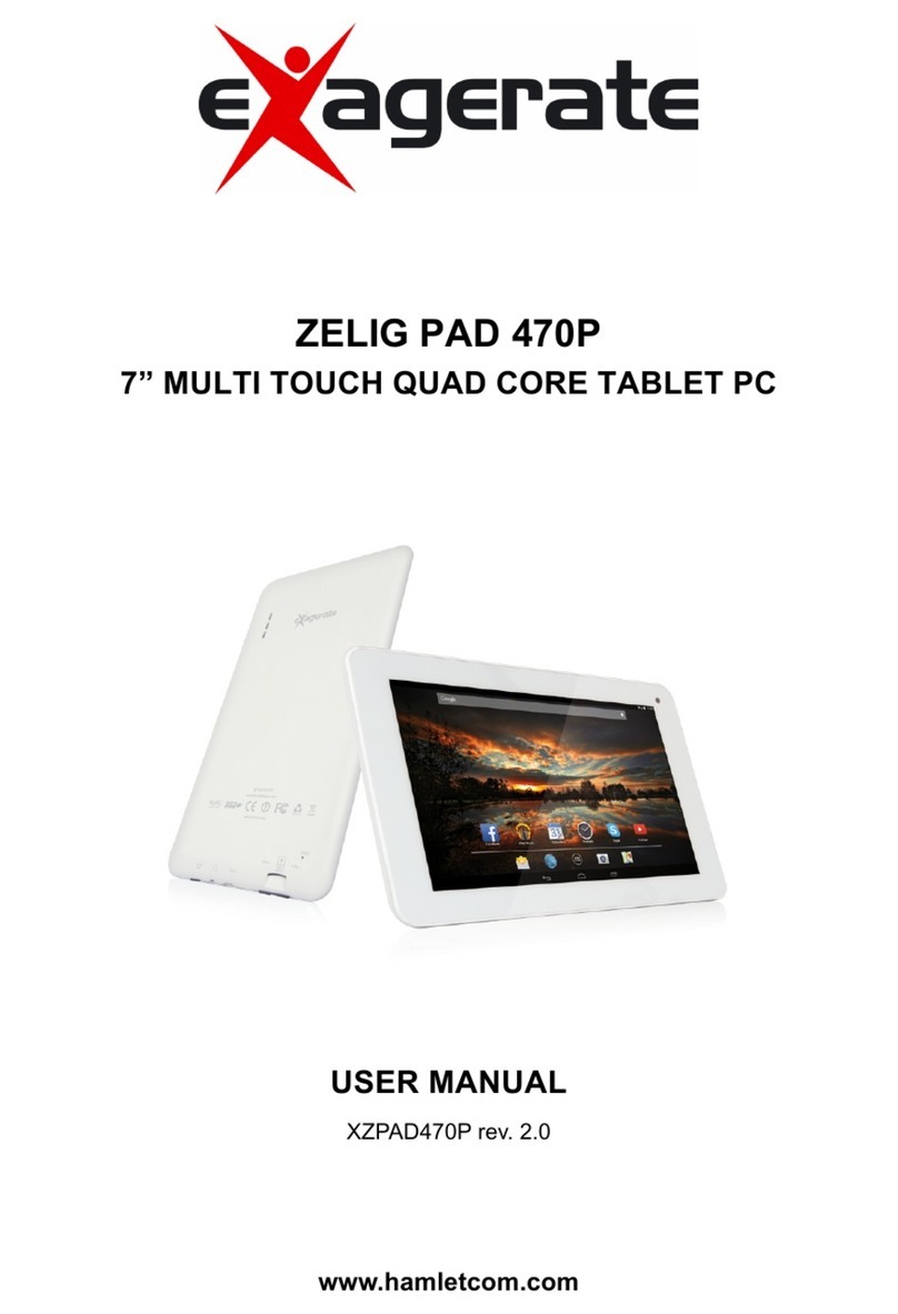 Exagerate ZELIG PAD 470P user manual