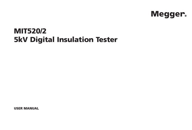 Megger MIT520/2 user manual