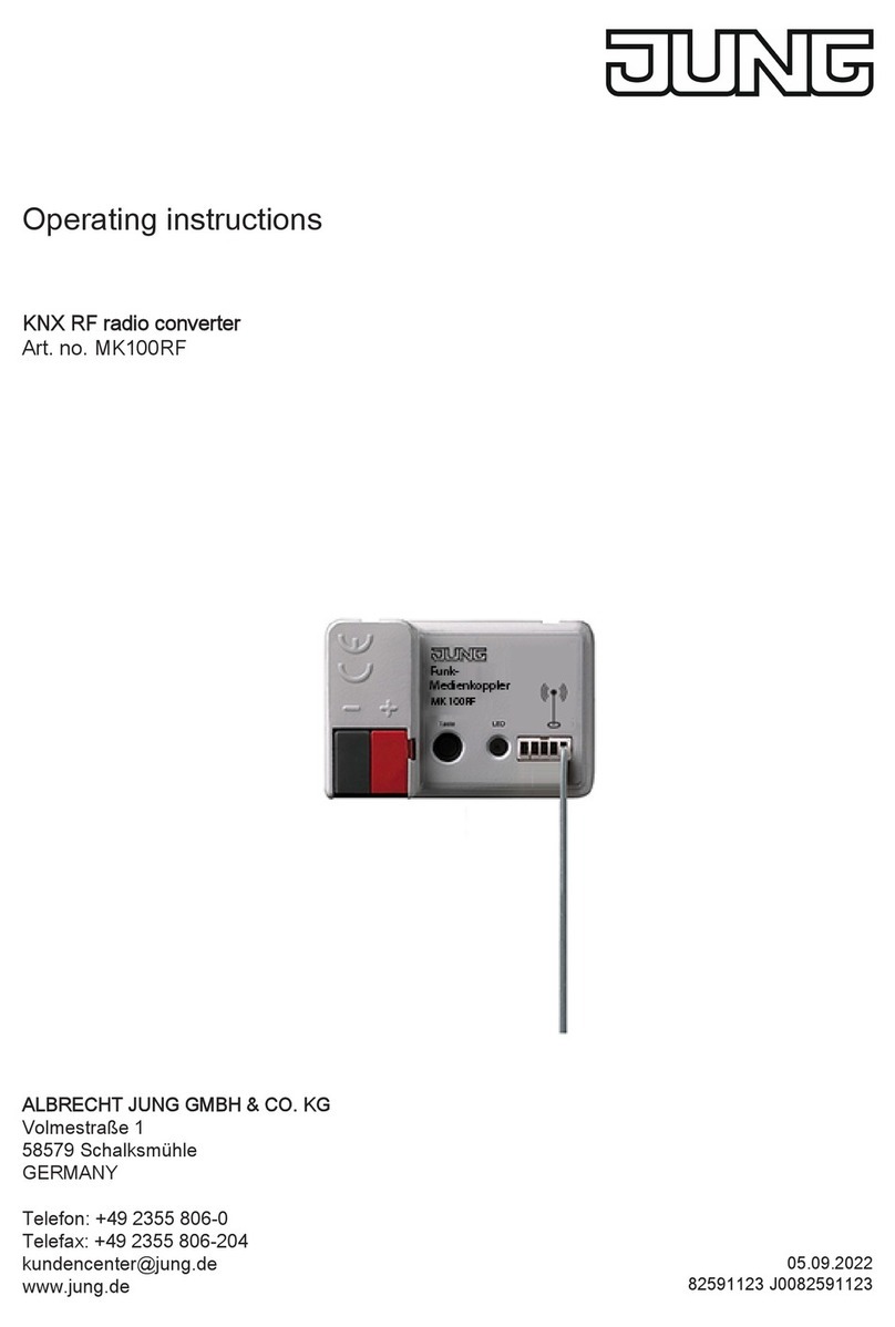 Jung MK100RF User manual