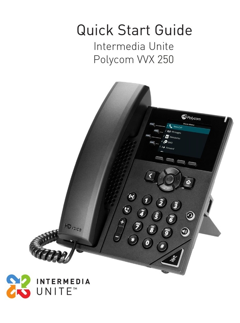 Polycom VVX 250 User manual