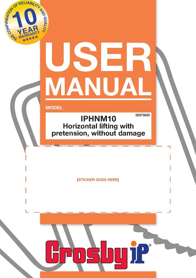 Crosby IP IPHNM10 User manual