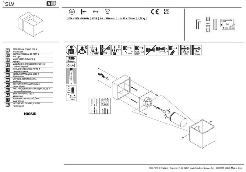 SLV 1000335 User manual SLV 1000335 User manual
