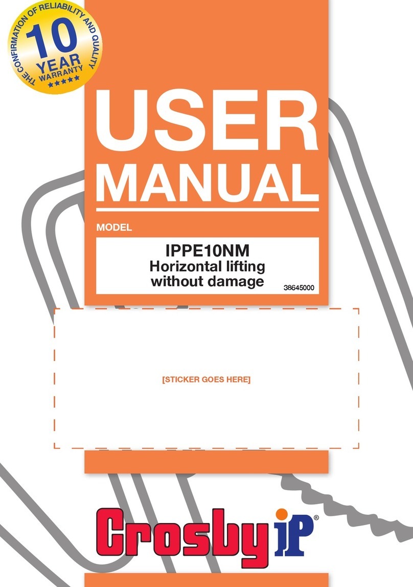Crosby IP IPPE10NM User manual