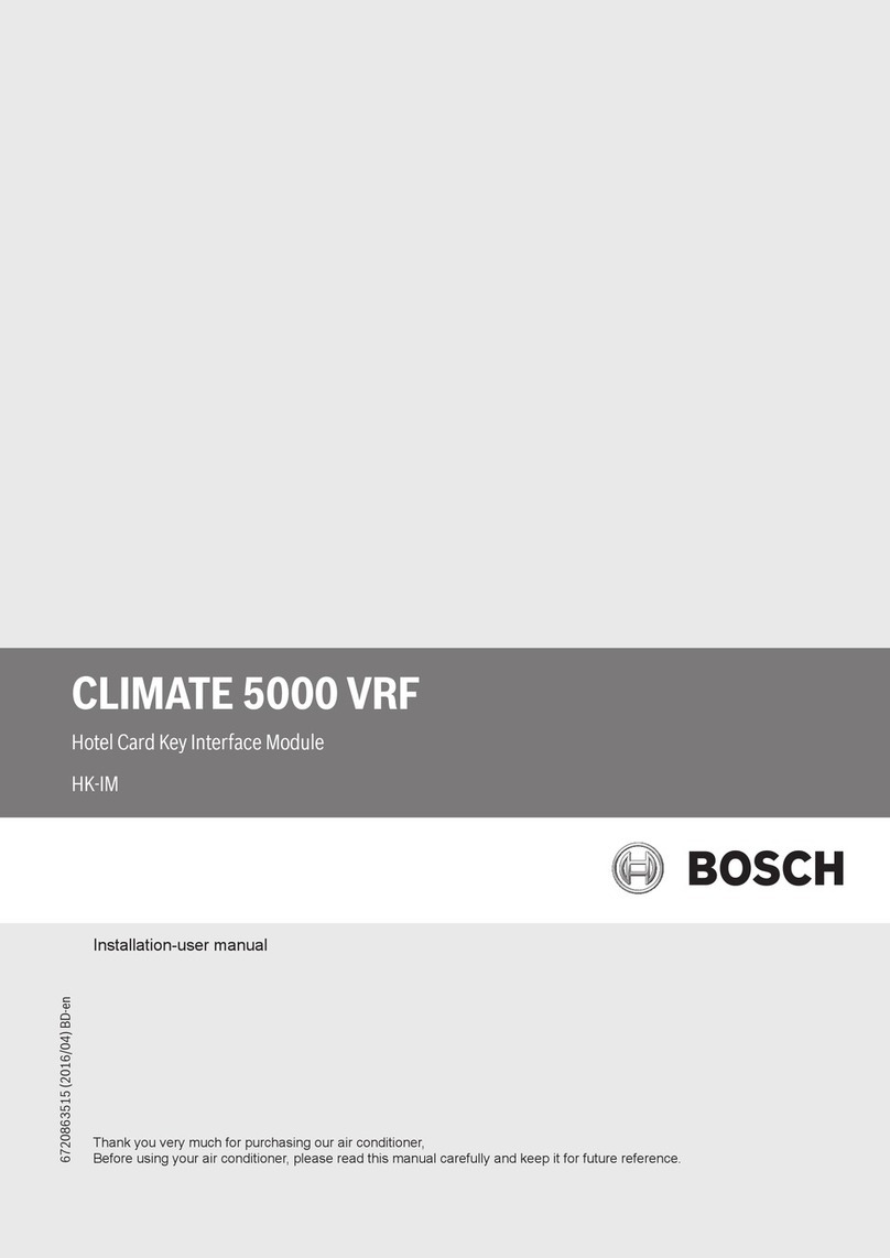 Bosch CLIMATE 5000 VRF RDCI Series Instruction Manual Bosch CLIMATE 5000 VRF RDCI Series Instruction Manual