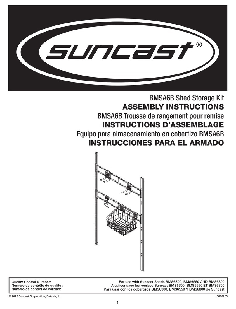 Suncast BMSA6B Assembly instructions