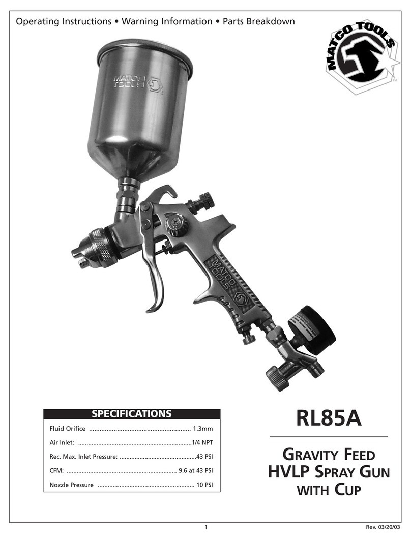 Matco Tools RL85A operating instructions