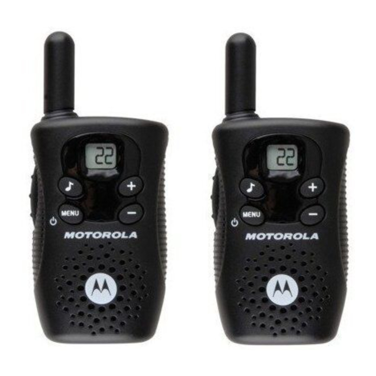 Motorola FV150 - Radio Set User manual