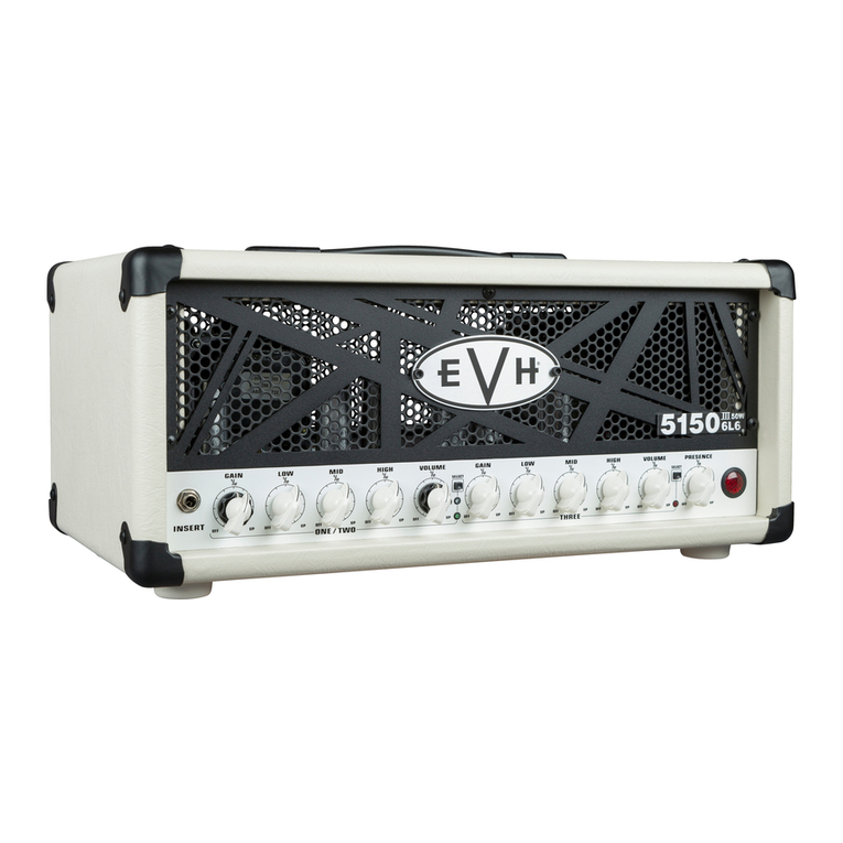 Evh 5150III 50W 6L6 User manual Evh 5150III 50W 6L6 User manual