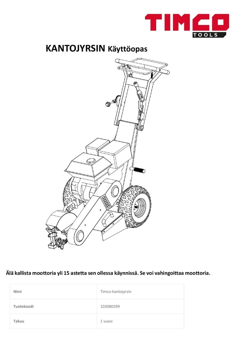 Timco Tools 103080299 user manual