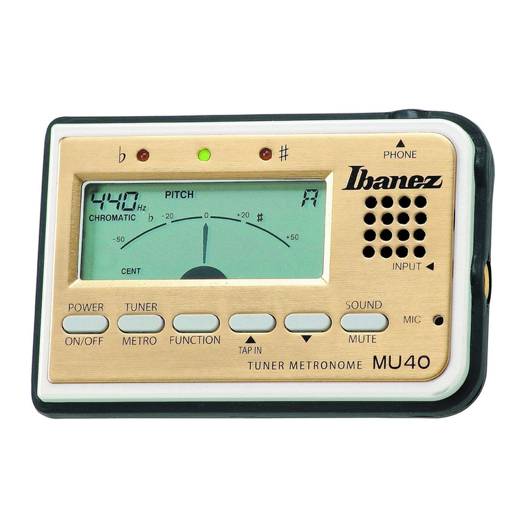 Ibanez MU40 user manual