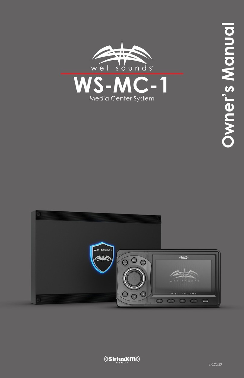 Wet Sounds WS-MC1 owner's manual