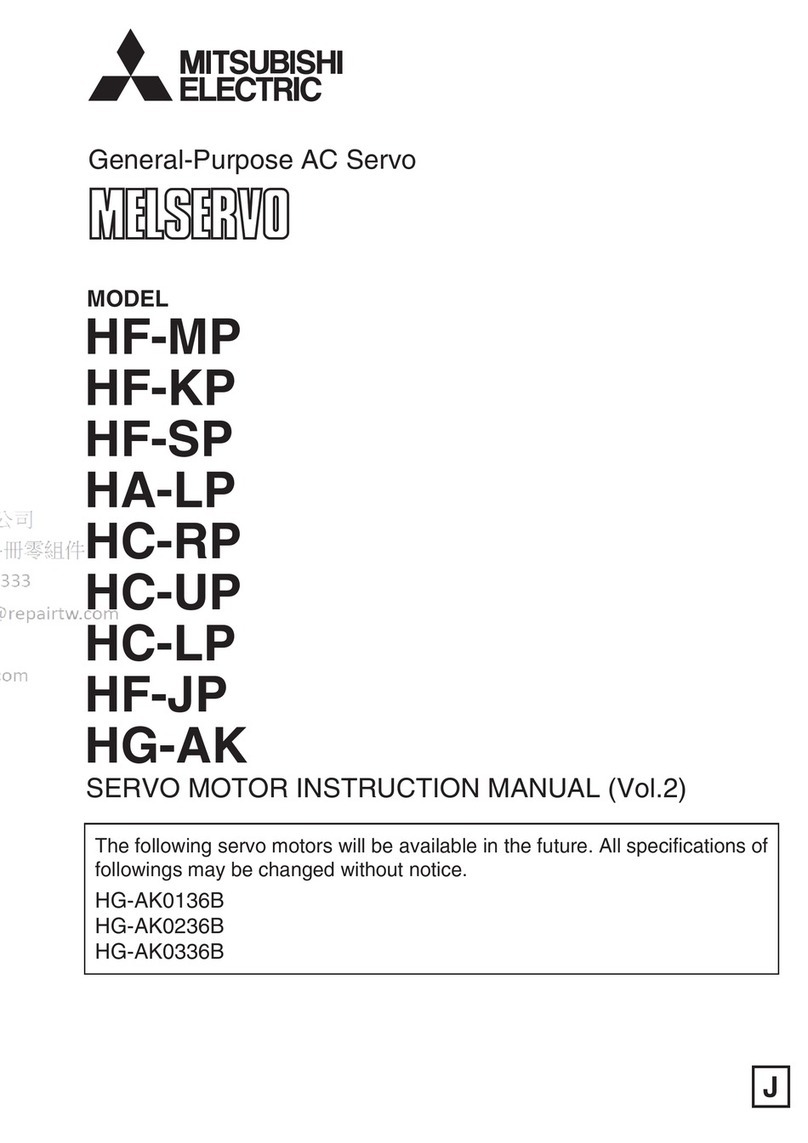 Mitsubishi Electric MELSERVO HF-MP instruction manual