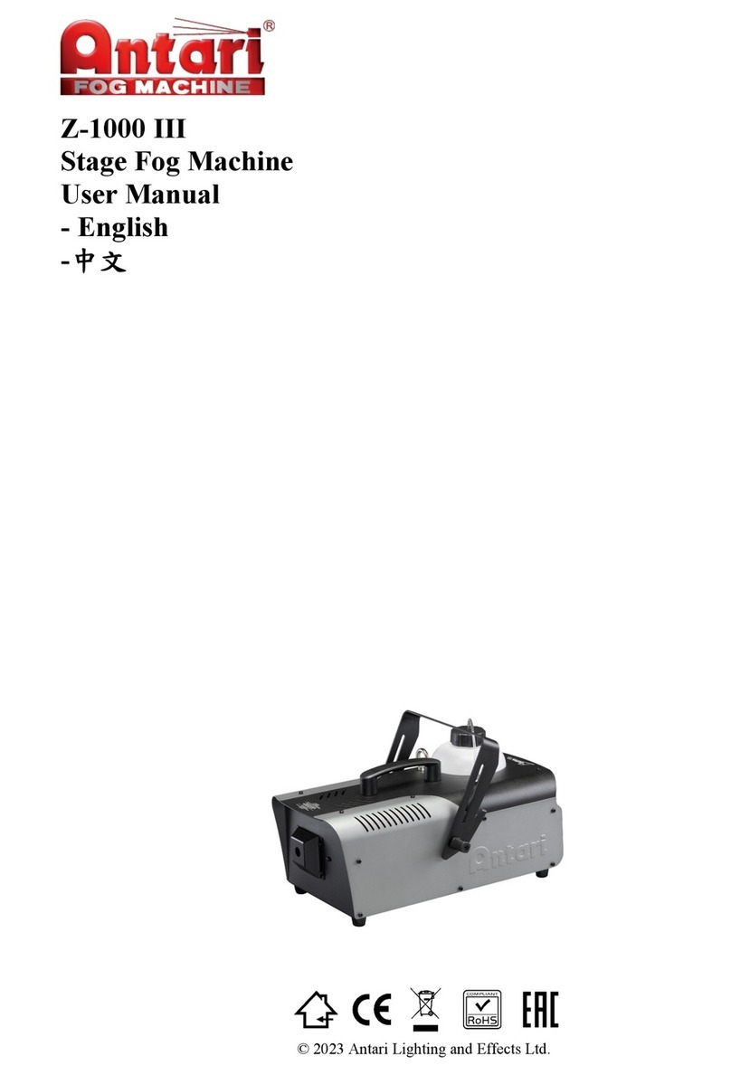 Antari Z-1000 III user manual