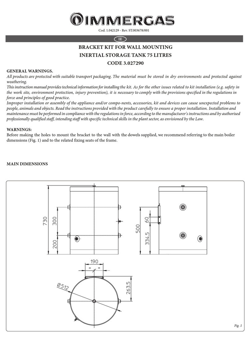 Immergas 3.027290 quick start guide Immergas 3.027290 quick start guide