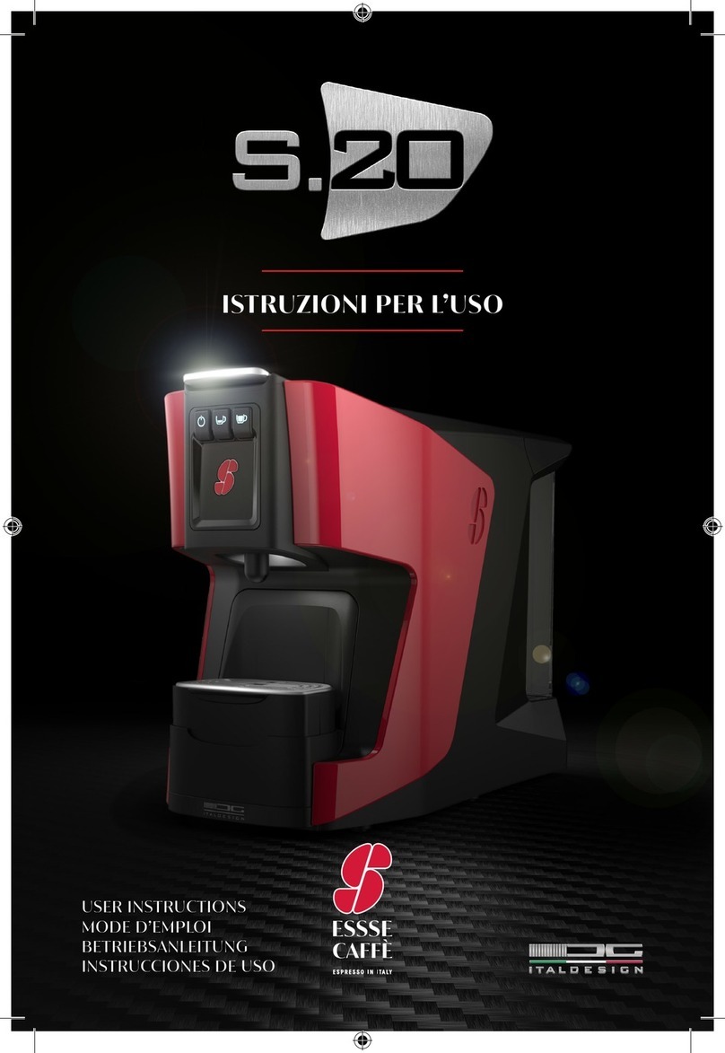 ESSSE CAFFE S.20 LATTE User instructions