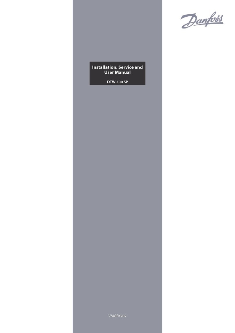 Danfoss DTW 300 SP Manual