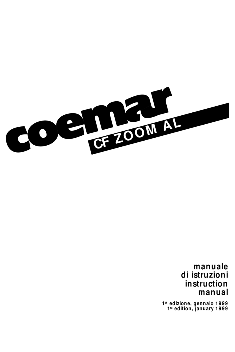 Coemar CF ZOOM AL User manual