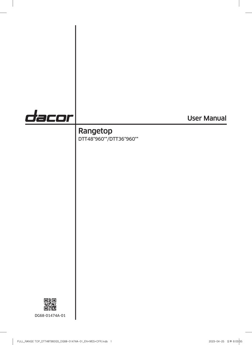 Dacor DTT48 960 Series user manual