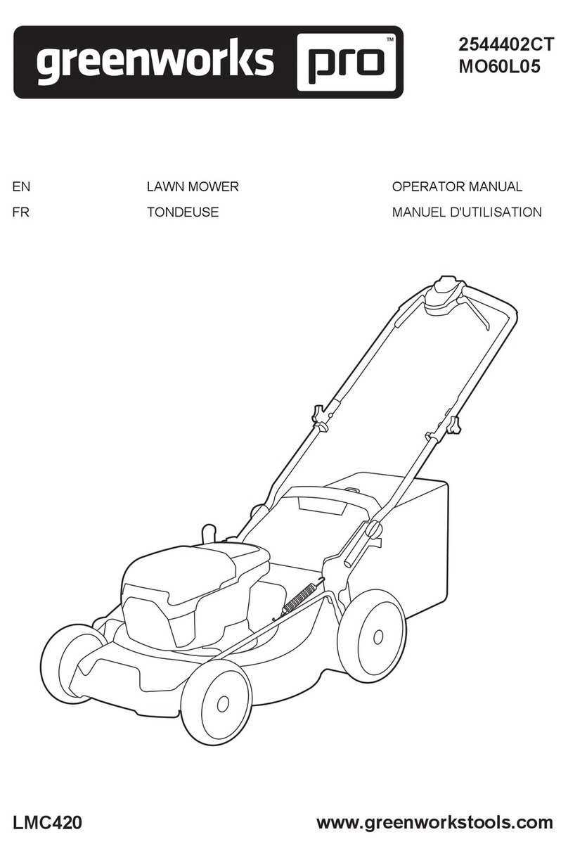 GreenWorks Pro MO60L05 Operator's manual