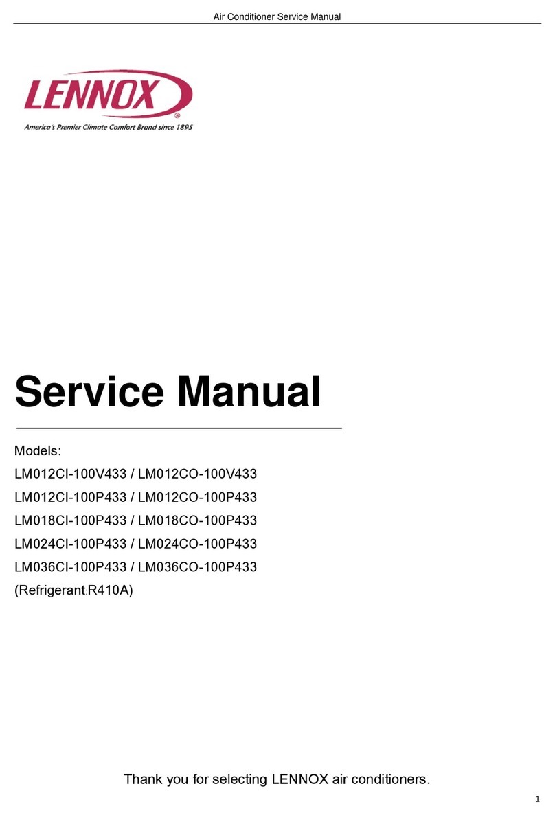 Lennox LM012CI-100V433 User manual