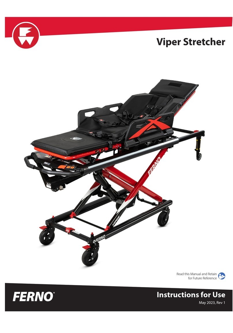 Ferno Viper Stretcher Instructions for use