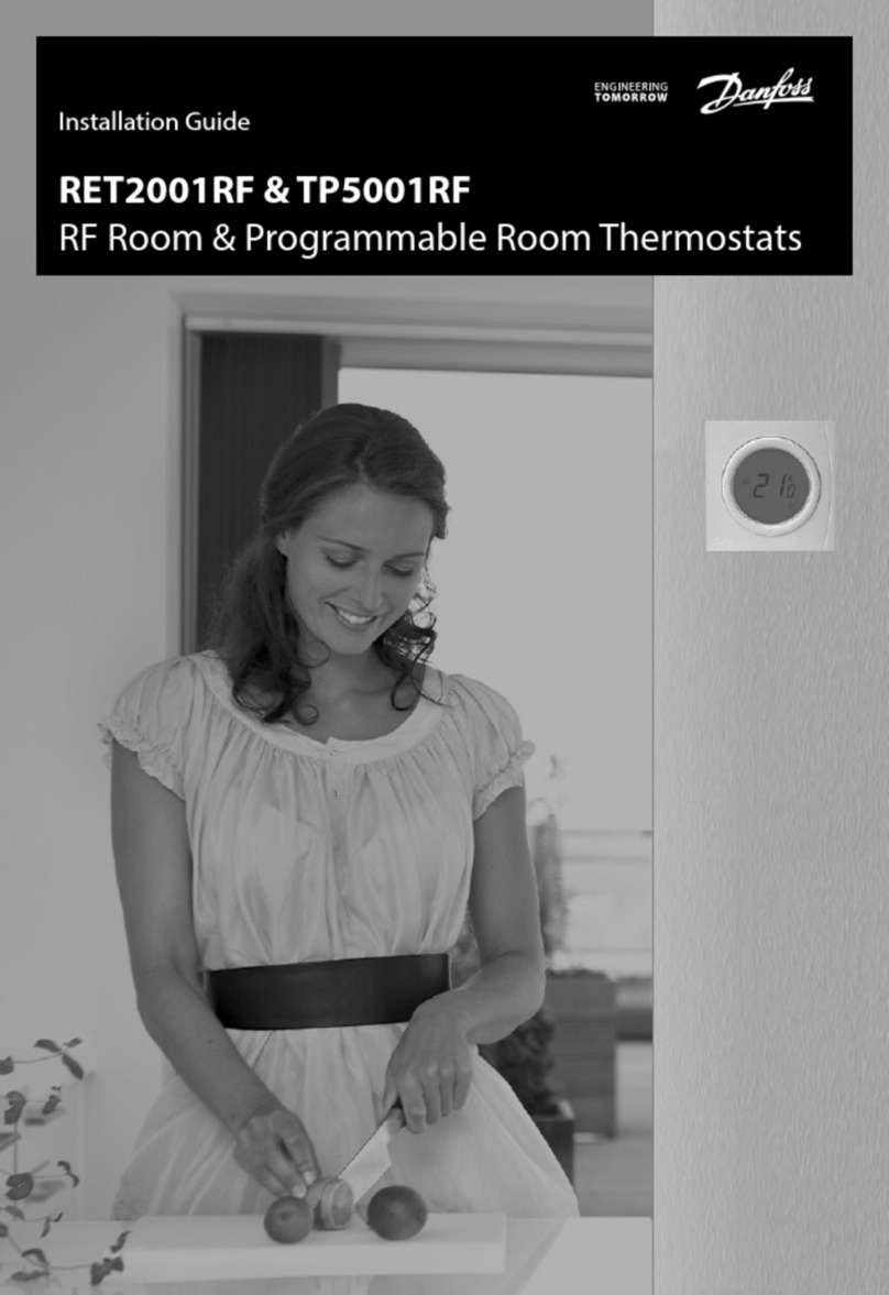 Danfoss RET2001RF installation guide