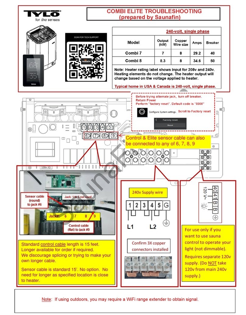 Tylo Combi 7 quick start guide