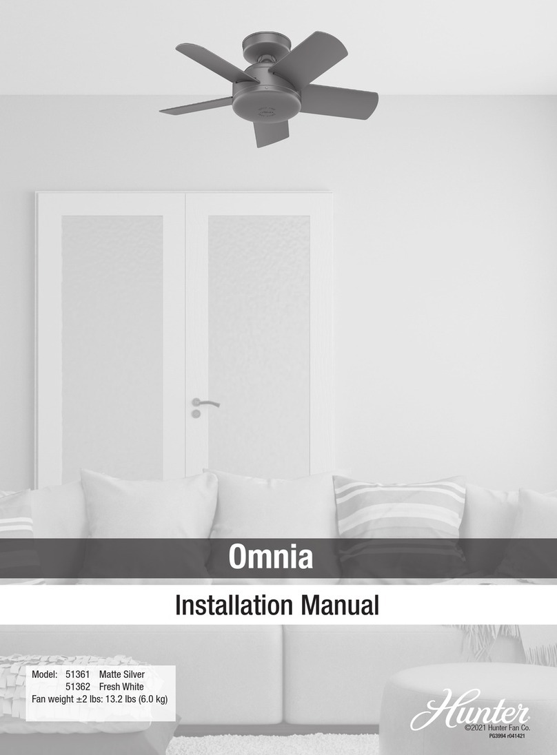 Hunter Omnia installation manual Hunter Omnia installation manual