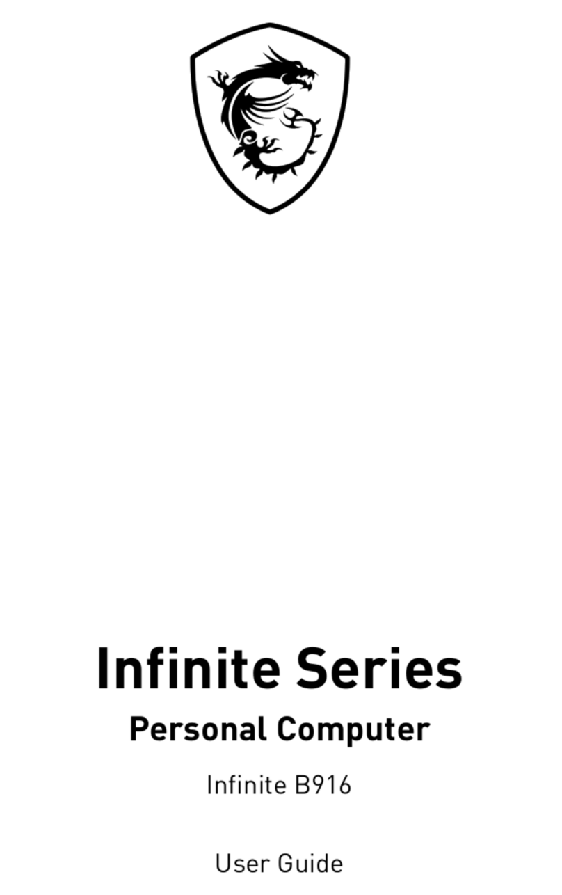 MSI Infinite Series user guide