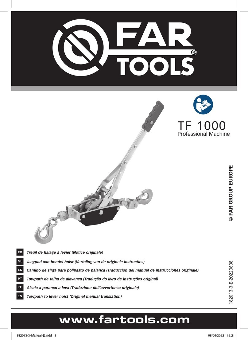 Far Tools TF 1000 Original manual translation