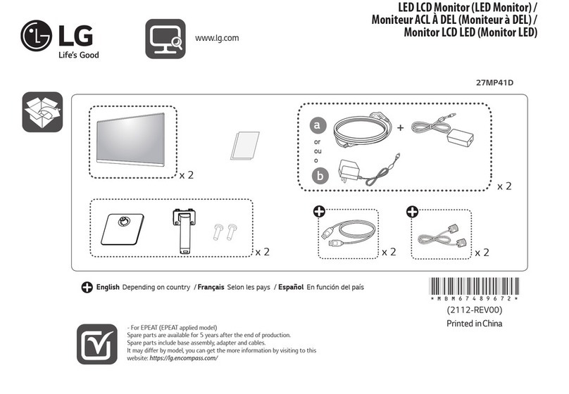 LG 27MP41D User manual