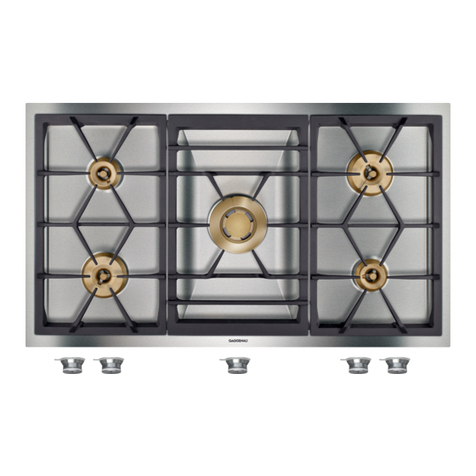 Gaggenau VG 491 211 CA use and care manual Gaggenau VG 491 211 CA use and care manual
