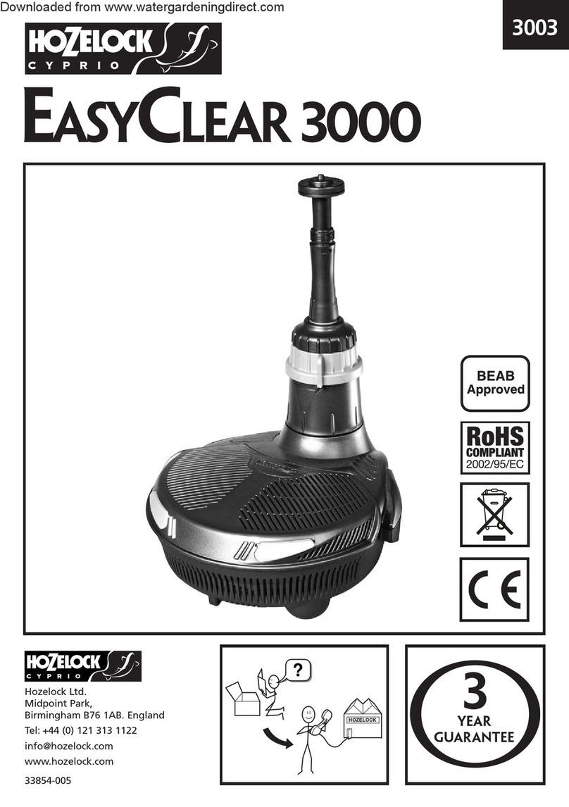 Hozelock Cyprio 3003 User manual