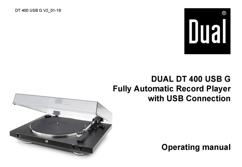 Dual DT 400 USB G User manual
