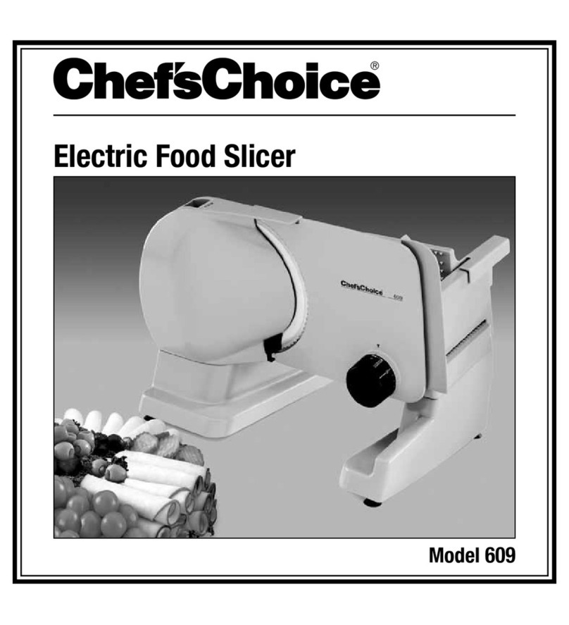 Chef's Choice 609 quick start guide