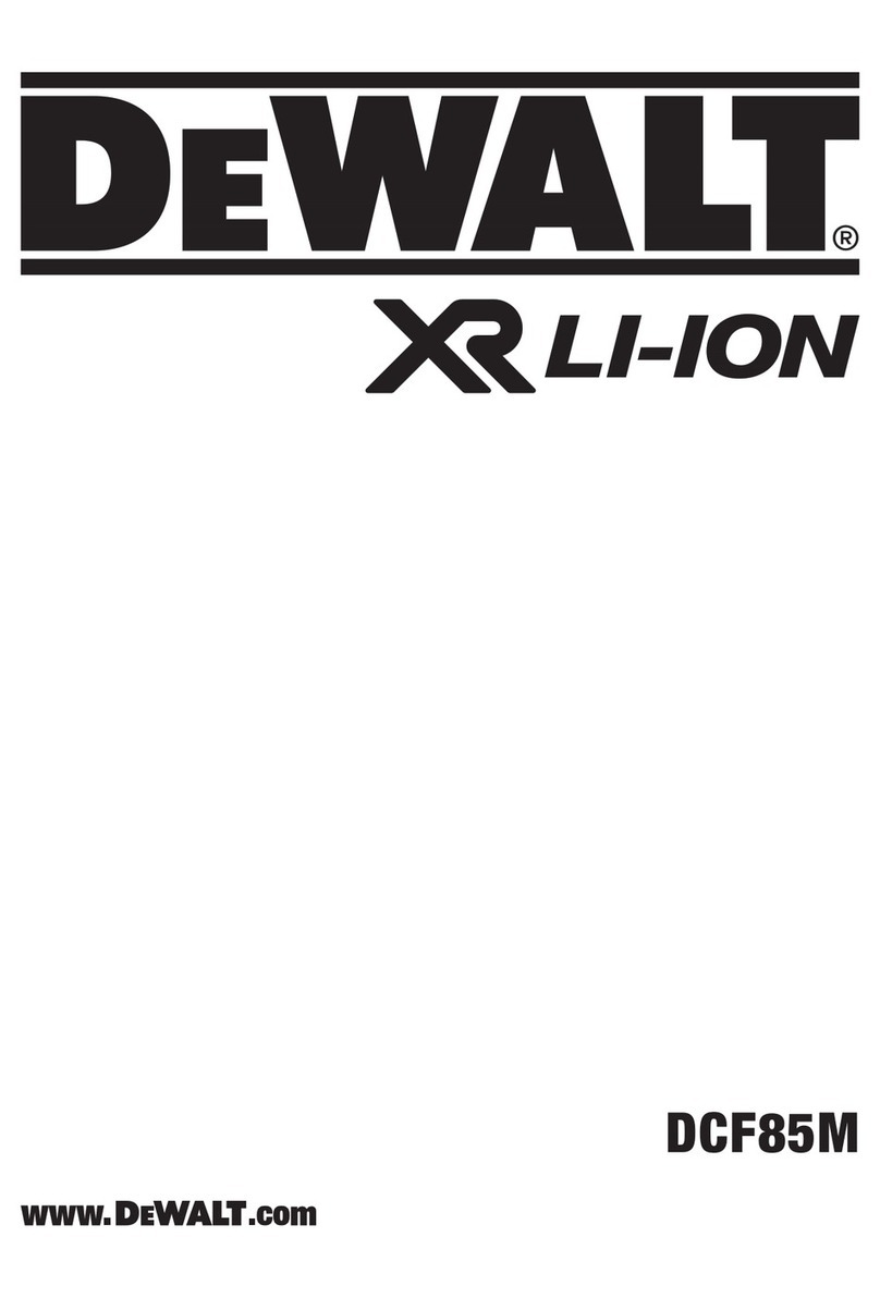DeWalt DCF85M User manual