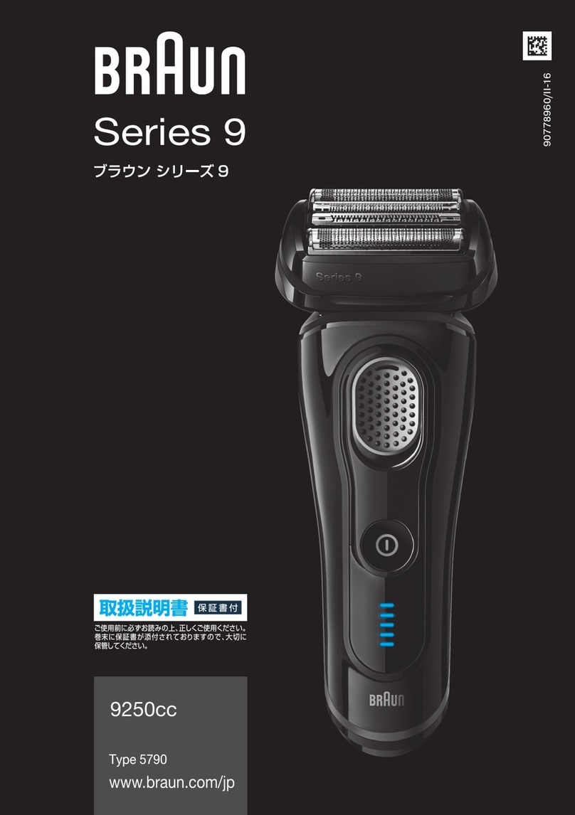 Braun 9 SERIES User manual