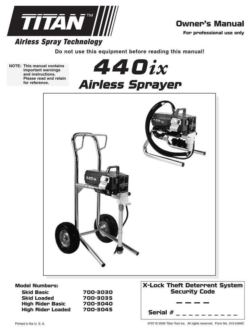 Titan 700-3030 owner's manual