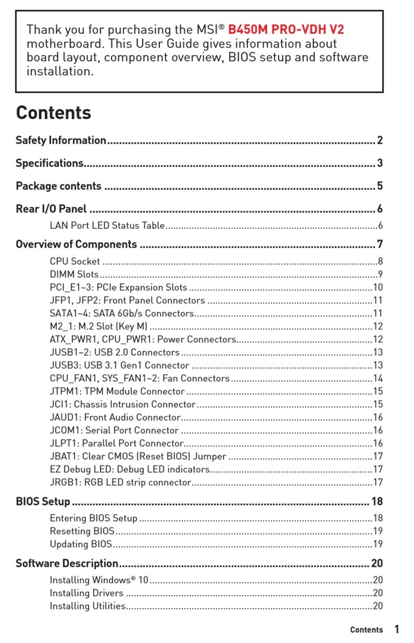 MSI B450M PRO-VDH MAX manual