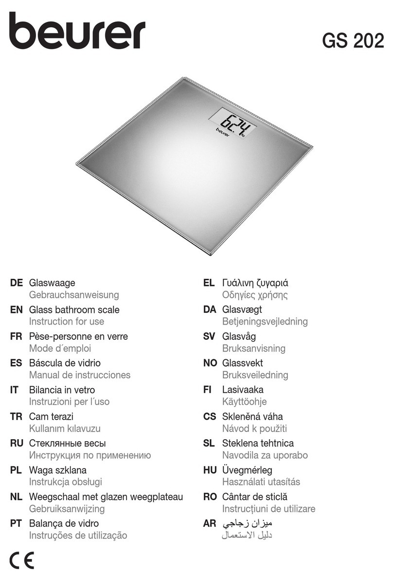 Beurer GS 202 Instructions for use