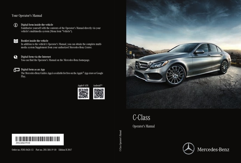 Mercedes-Benz C-Class 2017 Operator's manual
