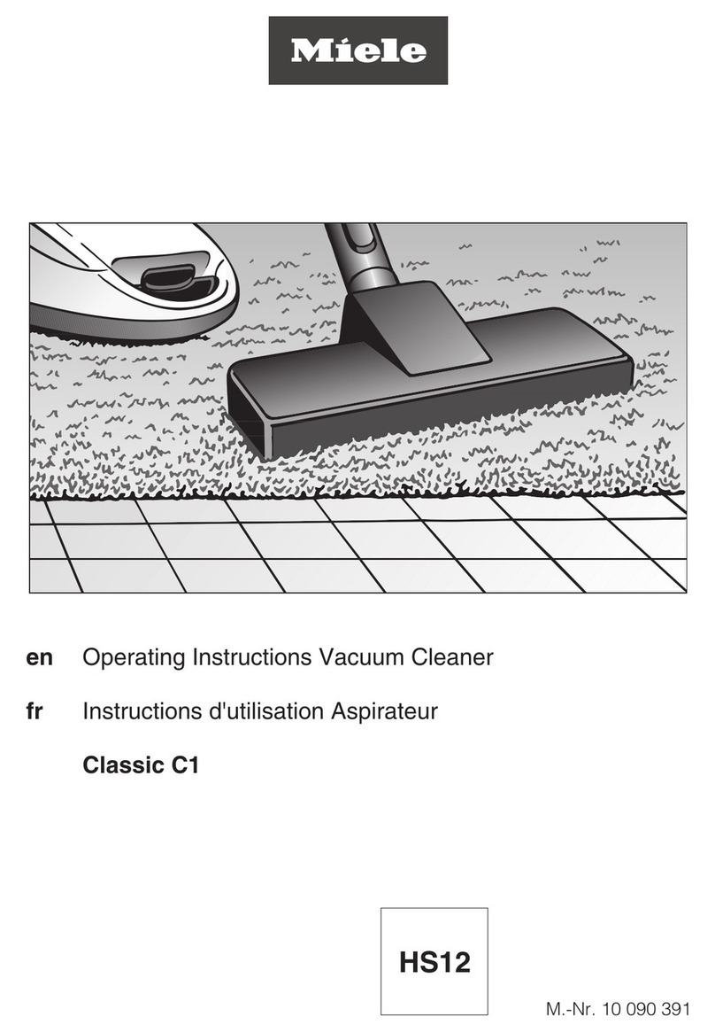 Miele Classic C1 Cat & Dog PowerLine User manual Miele Classic C1 Cat & Dog PowerLine User manual